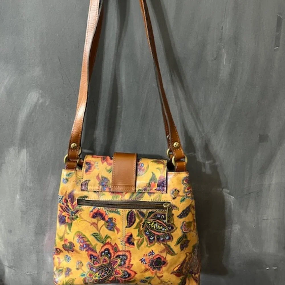Patricia Nash Larone Shoulder Bag *New* Tan Floral French Tapestry Design - Picture 7 of 11